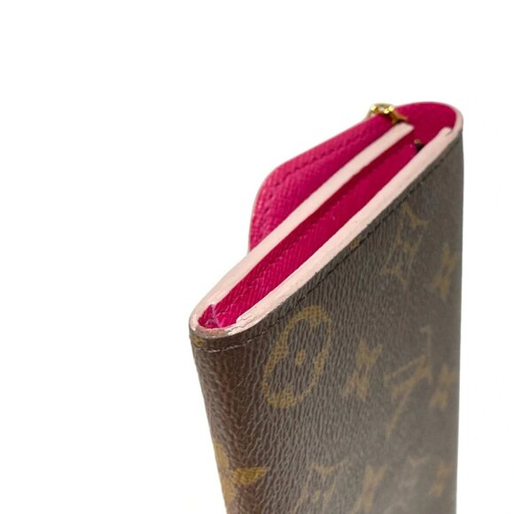 Auth LOUIS VUITTON Portefeuille Emilie M64202 Hot Pink - CA2188 Long Wallet - Picture 6 of 10
